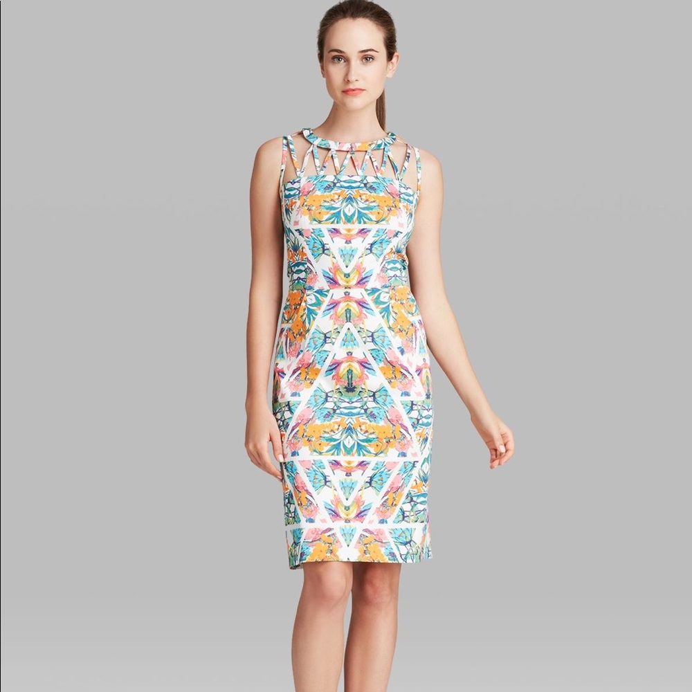 Adrianna Papell Floral Print Sheath Dress